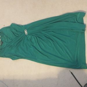 Lauren Ralph Lauren green dress size 14 ( fits a bit smaller)